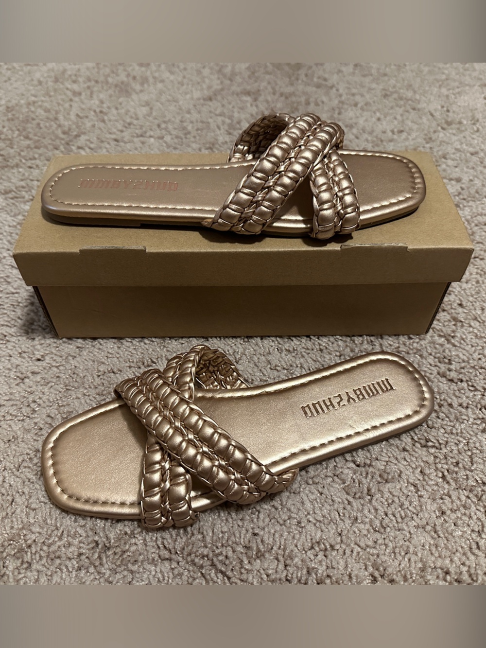 Braided Slide Sandals